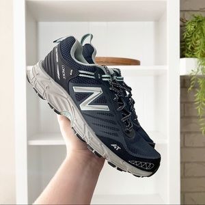 New Balance Blue All Terrain Lonoke Mesh Upper Light Weight Running Snea…